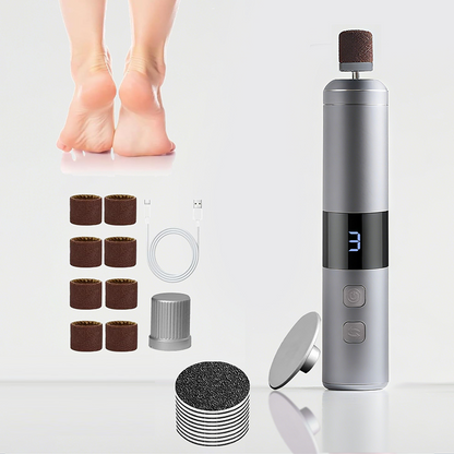 🔥50% RABATT NU🦶 Digitaldisplay elektrisk pedikyrfil Exakt hastighetsstyrning, slipar bort grov hud och förhårdnader på fötter, säker och skonsam hemmavård✨