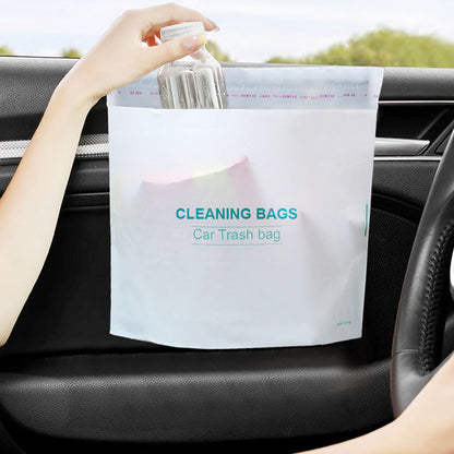 🥳🔥50% RABATT!🚗🧴Självhäftande Bilreningsväskor – Fäst vart som helst, sitter stadigt. Multianvänd för skräp eller förvaring. Ingen röra, inga märken.🧹✨
