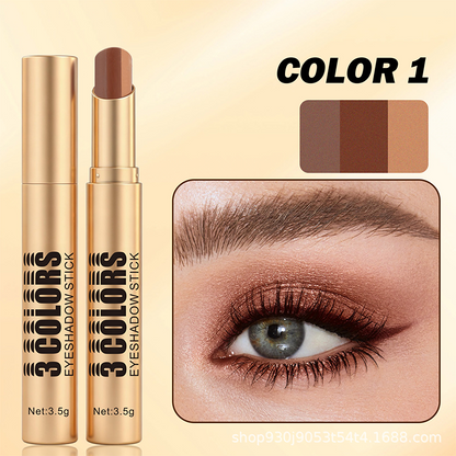 ✨ 50 % rabatt nu! 👁️ 3-i-1 ögonskuggsstift med färgtoning – snabb ögonmakeup i ett svep 🎨