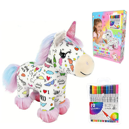 🦄 50% RABATT NU! 🎨 Måla, Tvätta & Måla Igen – Enhörningskit för Oändlig Kreativ Lek – Perfekt för Barn – Tvättbar & Återanvändbar ✨