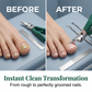 ✂️ 50 % RABATT NU! 💅 Tre-delat set för precis nagelvård – böjt blad förhindrar sprickor – dubbelsidig fil jämnar ut ojämnheter – perfekt för hemmabruk 🏠