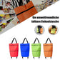 🛒 50% RABATT NU! 🧳 2‑i‑1 Hopfällbar Shoppingvagn – Stor Kapacitet & Slitstarkt Oxford-tyg – Perfekt för Matbutik, Marknad, Camping & Resor 🌿