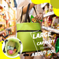 🛒 50% RABATT NU! 🧳 2‑i‑1 Hopfällbar Shoppingvagn – Stor Kapacitet & Slitstarkt Oxford-tyg – Perfekt för Matbutik, Marknad, Camping & Resor 🌿