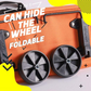🛒 50% RABATT NU! 🧳 2‑i‑1 Hopfällbar Shoppingvagn – Stor Kapacitet & Slitstarkt Oxford-tyg – Perfekt för Matbutik, Marknad, Camping & Resor 🌿