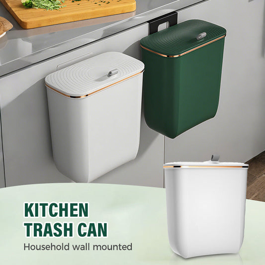 🗑️ 50% RABATT NU! Väggmonterad soptunna med stor kapacitet – platsbesparande, lukttät & hygienisk – perfekt för kök, badrum & sovrum 🧹🏠