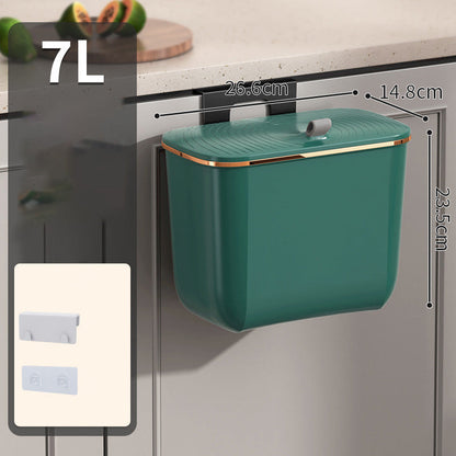 🗑️ 50% RABATT NU! Väggmonterad soptunna med stor kapacitet – platsbesparande, lukttät & hygienisk – perfekt för kök, badrum & sovrum 🧹🏠