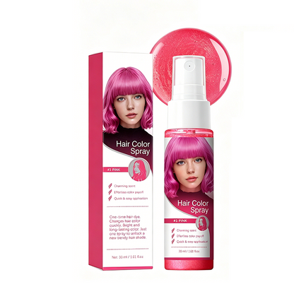 👩 50% RABATT NU! Tillfällig hårfärgsspray – tvättbar, snabb & lila – förvandla din look på 15 sekunder 💜✨
