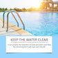🧊 50% RABATT NU! Poolrengöringstabletter – kristallklart vatten, eliminerar fläckar & lukt – långsam upplösning & enkelt underhåll – perfekt för alla pooler 🏊‍♂️✨