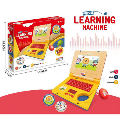 💻 50 % rabatt! 🧸 Interaktiv leksaksdator – med ljus, ljud och lärorika spel – som främjar kreativitet och motorik genom lek 🎵
