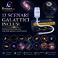🌌 50 % RABATT NU! 💫 USB-lampa med stjärnhimmelprojektion – 13 utbytbara filmskivor & flexibel hals – perfekt för sovrummet ✨
