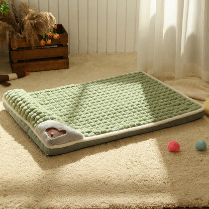 🛏️ 50% RABATT NU! 🐾 Premium plysch husdjursmatta – ultramjuk, mysig & halkfri – perfekt för hundar och katter att vila i komfort 🌙