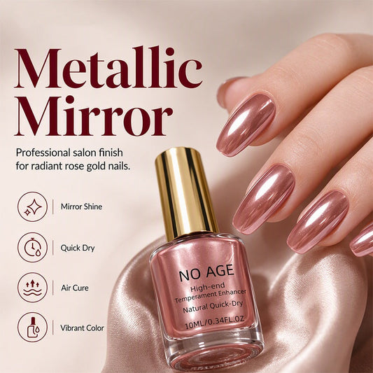 💅 50% RABATT! 💖 Snabbtorkande metallisk nagellack med glimmande glans och lång hållbarhet✨