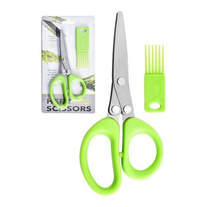✂️🔥 50 % RABATT! Flerskiktad Kökssax i Rostfritt Stål – Skär & Hacka Smidigare i Köket 🍳🌿