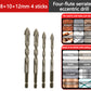 🔧 50 % RABATT NU! Excentrisk fyrflöjtsborr för keramik, glas, marmor & metall – HSS‑stål, mångsidig & hållbar – perfekt för gängning i hårda material 🛠️💎