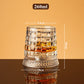 🥃50% RABATT NU! 360° Roterande Whiskyglas – Vintage Präglat Kristallglas, Snurrande Old Fashioned-glas för Bar, Hem & Fest