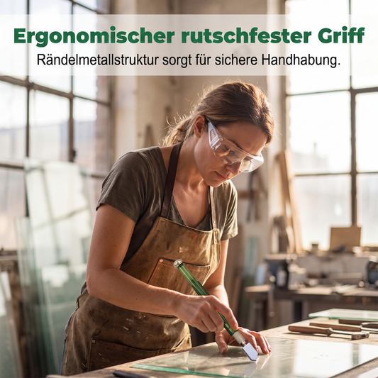 💎 Professionell glasskärare med skärtrissa för glas och keramiska plattor