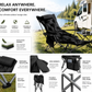 🪑 57% RABATT NU! 🏕️ Bärbar justerbar hopfällbar stol för utomhusbruk – lätt, stabil & mångsidig – perfekt för trädgård, camping, strand eller terrass ✨🌿