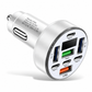 📢📢 50 % RABATT NU! ⏰🚗 40 W 8-i-1 snabbladdare för bil med digital voltmätare – 4 USB & 4 PD-portar ⚡️