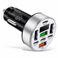 📢📢 50 % RABATT NU! ⏰🚗 40 W 8-i-1 snabbladdare för bil med digital voltmätare – 4 USB & 4 PD-portar ⚡️