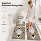 🛁 BEGRÄNSAD TID 50% RABATT! 🧴 4-delat Badrumsmattset i Konstkäshmyr med Rektangulär Matta, U-formad Toalettmatta, Toalock och Lång Löpare 🧽