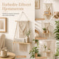 🌿50% RABATT✨Bohemskt handvävt makramé vägghengt flytande hylla för böcker och växter, skapar mysig hemkänsla🏠