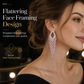 💎 50 % RABATT! ✨ Örhängen med zirkoner – Droppformade med tofsar och elegant glans ✨