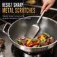 🍳 BEGRÄNSAT ERBJUDANDE 50% RABATT! 🥘 Förtjockad wokpanna i rostfritt stål – Non-stick, platt botten, dubbla handtag ✨