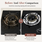10-pack Spisskydd i Aluminiumfolie för Gasspis – Värmetåliga och Oljeavvisande Skydd