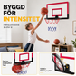 🏀 50 % RABATT NU! 🧒 Borrfri hopfällbar basketkorg för barn – tyst inomhuslek & skadefria väggar 🏠