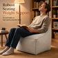 🛋️ 50% RABATT! ✨ Förvaringspuff & Sittpallfodral (45x45x23 cm) – Fyll med kläder, klarar 100 kg