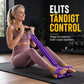 Mångsidigt pedalresistansband med elastisk dragsnöre för träning av mage, hemträning, yoga och pilates, fitness för män och kvinnor