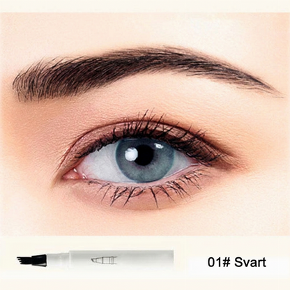 Microblading Viervork Flytande Ögonbrynspenna