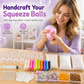 🌈 DIY stressbollsset – blanda färgglad lera & glitter för känselstimulerande lek, läckagesäker konstruktion ✨