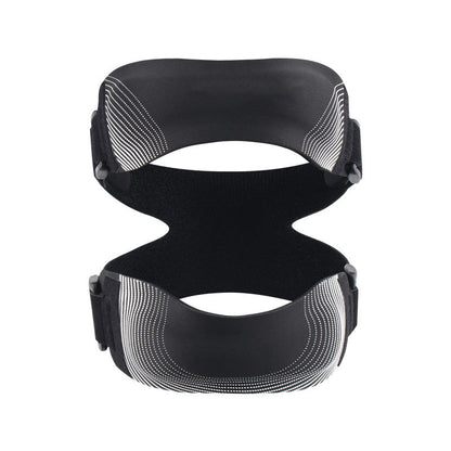 🦵 50% RABATT NU! Justerbart knäskydd med patellastabilisator – dubbel stabiliserande rem, inbyggda silikonkuddar & andningsbar komfort – perfekt för löpning, träning och vardag ✨