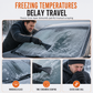 ❄️ 50 % RABATT NU! 🚗 Universellt förtjockat vindruteskydd i Oxfordtyg – heltäckande frontskydd & reflekterande remsor för vinter och alla årstider 🛡️